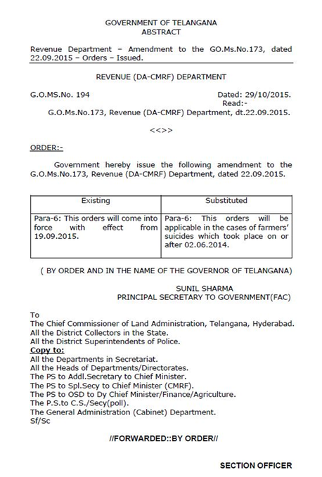 ఆత్మహత్య చేసుకున్న కౌలు రైతు కుటుంబాలకు ఎక్స్ గ్రేషియా అందించాలి - Cover Image